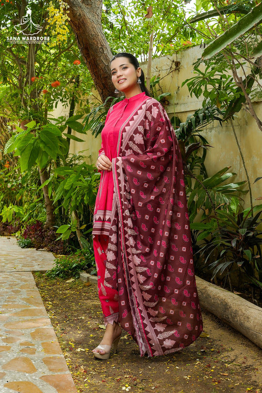 3-Piece Printed Suit