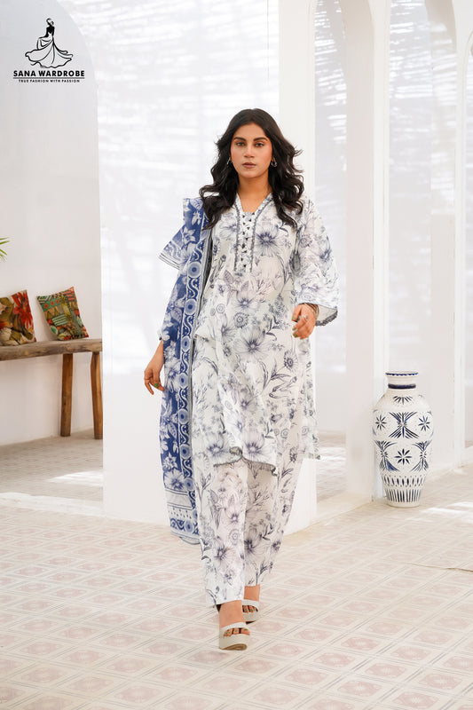 Banadora Premium Unstitched Fabric for Stylish Stitching