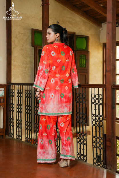 3 Piece Printed Suit Unstitched Summer Wear