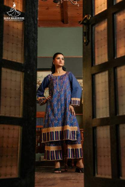 3-Piece Pure Lawn  Printed Suit