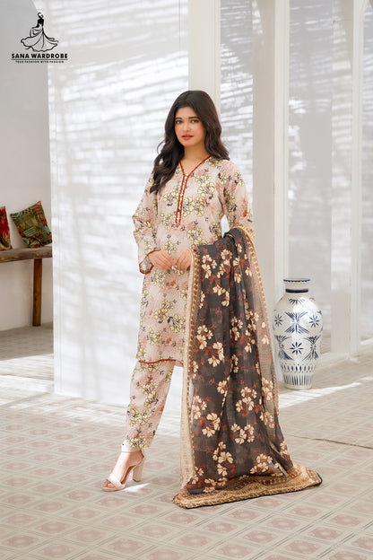 Stylish Unstitched Lawn Suits