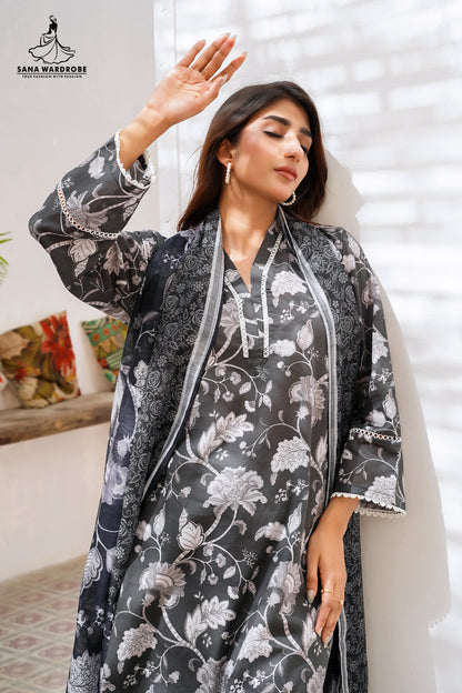 Banadora Lawn Unstitched 3PC Suits